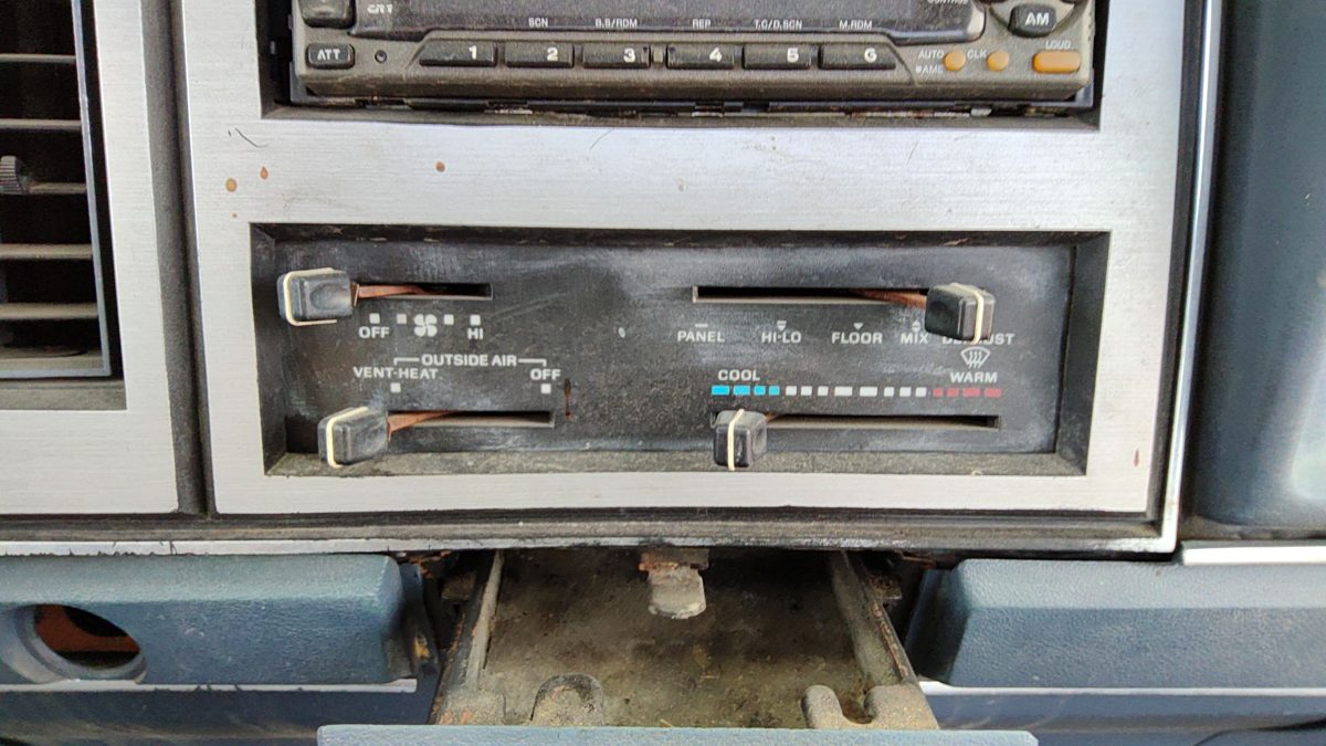 1987-1988 Ford Ranger Temperature Control Module In Dash Heater Ac Head Unit Oem