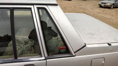 1985-1992 Volvo 740 Driver Left Rear Quarter Glass Back Side Window Oem 13699228