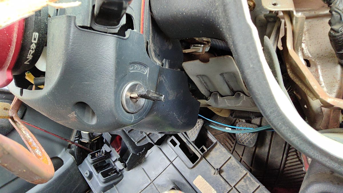 1996-00 Civic Hx Coupe Ignition Switch With Key Complete Electrical Mt 5 Speed
