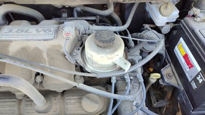 2001-2007 Dodge Caravan Power Steering Fluid Remote Reservoir Tank Oem 3.8L