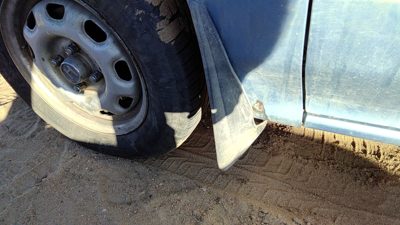 1989 Honda Civic Driver Left Front Mud Flap Rock Guard Oem