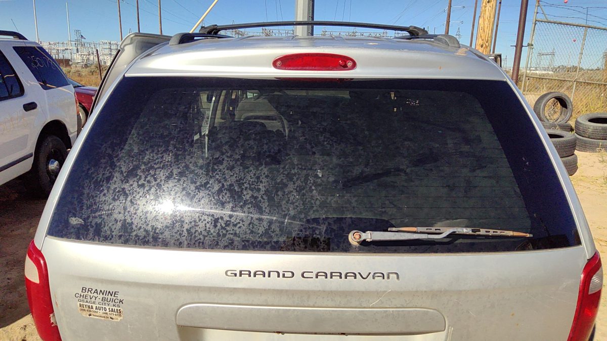 2004-2007 Dodge Caravan Back Glass Rear Window Oem 05134576aa