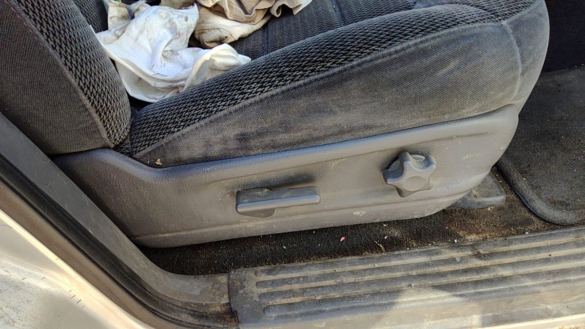 02 Ford Explorer Passenger Right Side Power Seat Switch With Trim Panel Oem Gray