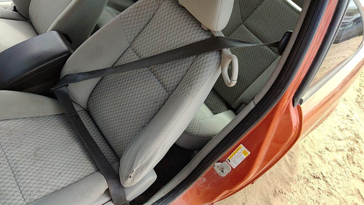05-10 Chevy Cobalt Driver Left Front Seat Belt Retractor Oem Shoulder Gray 14C