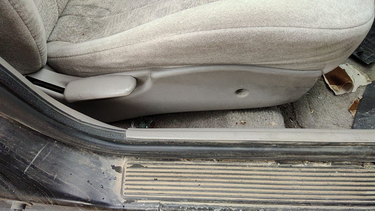 1996-2002 Saturn Sl2 Passenger Right Side Seat Trim Panel Oem Gray