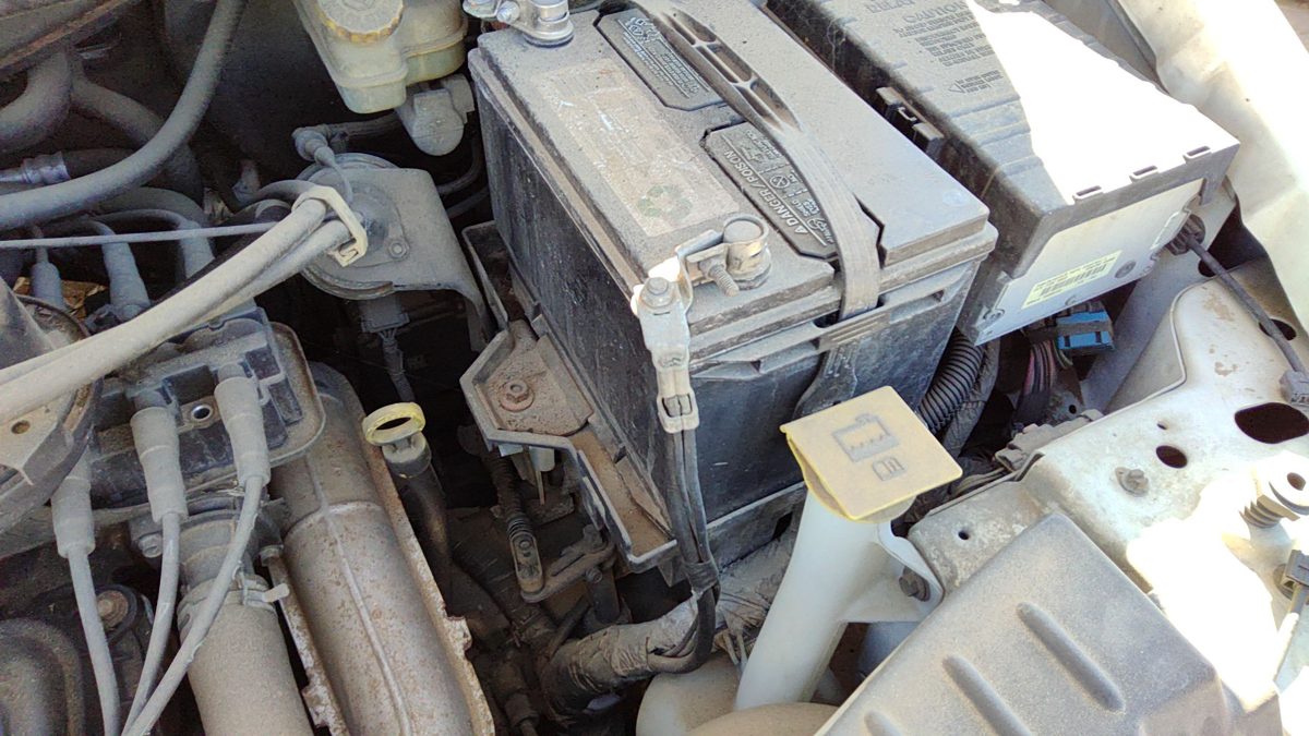2006-2007 Dodge Caravan Complete Battery Box Mount Tray With Hold Down Oem 3.8L