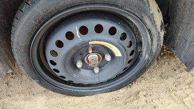 2007-2012 Nissan Sentra 16 Compact Spare Oem Mini Donut Wheel Tire #1 40300Et077
