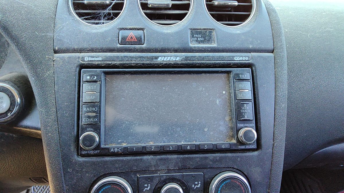2008-2009 Nissan Altima Dash Display Receiver Oem Head Unit 25915ja00b