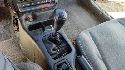 97 Saturn Sl1 Floor Shifter Lever With Cables Oem Shift Unit Manual Transmission