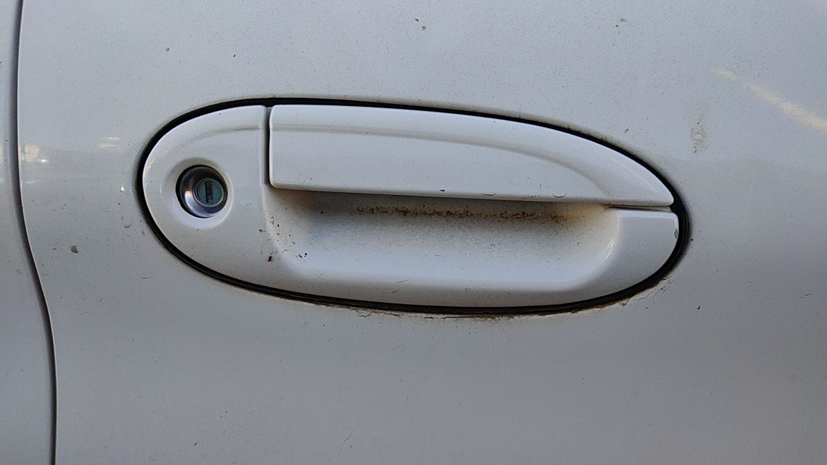 1999-2003 Ford Taurus Passenger Right Front Outside Door Handle Oem White