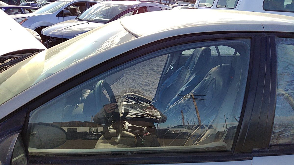1996-2000 Saturn Sl1 Driver Left Front Side Window Door Glass Oem 21098675