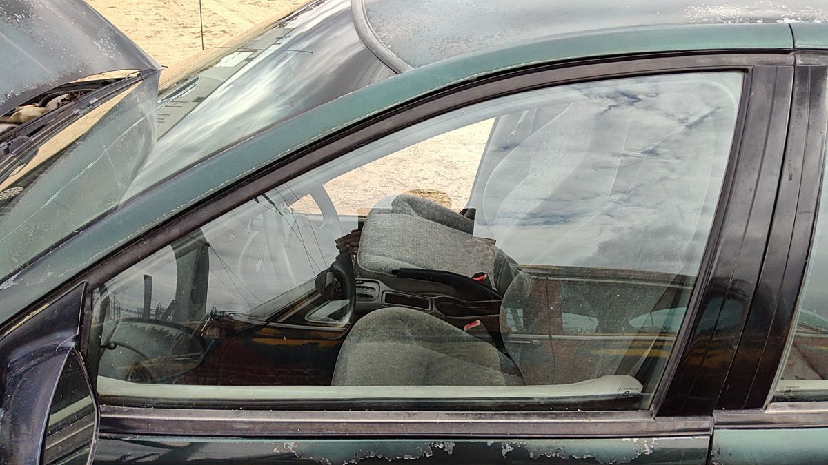 1996-1999 Saturn Sl1 Driver Left Front Side Window Door Glass Oem 21098675