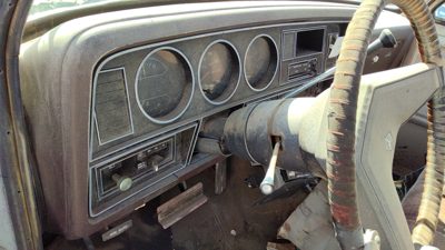 1984-1986 Dodge D350 Trim Bezel Around Speedometer Oem Dash Surround Panel