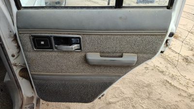 1992 Jeep Cherokee Passenger Right Rear Door Trim Panel With Switches Back Gray