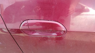 10-14 Honda Insight Passenger Right Front Outside Door Handle Oem Tango Red Re