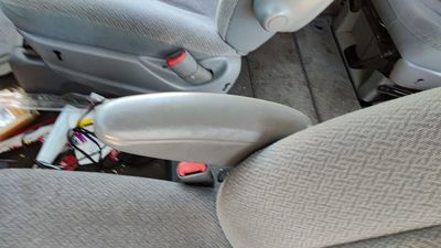 2004-2007 Dodge Caravan Driver Left Front Arm Rest Side Seat Oem Slate Gray D5