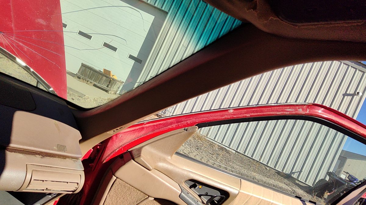 1993 Grand Prix Passenger Right A Pillar Trim Windshield Post Panel Oem Tan
