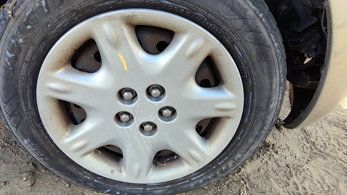 2001-2002 Chrysler Pt Cruiser 15 Hub Cap Oem Wheel Cover 7 Spoke #1 04656424Ac