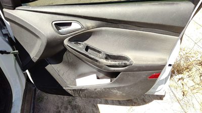 13-14 Focus Ford Passenger Right Front Door Trim Panel With Switches Black Ew