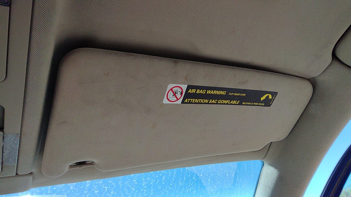2000-2004 Audi A6 Passenger Right Sun Visor Oem Tan 4B0857552M28Y