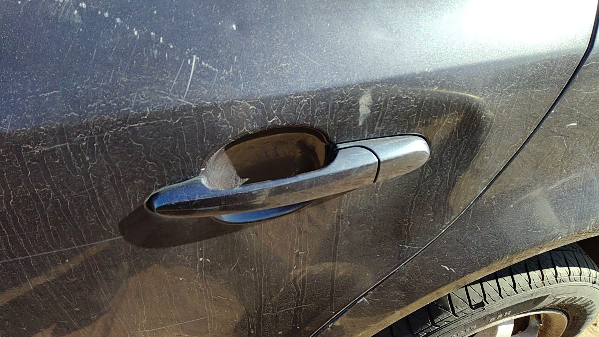 2005-2010 Chevy Cobalt Driver Left Rear Outside Door Handle Oem Back Blue 84U