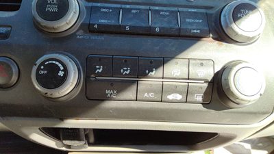 06-11 Honda Civic Temperature Control Module In Dash Heater Ac Head Unit Sedan
