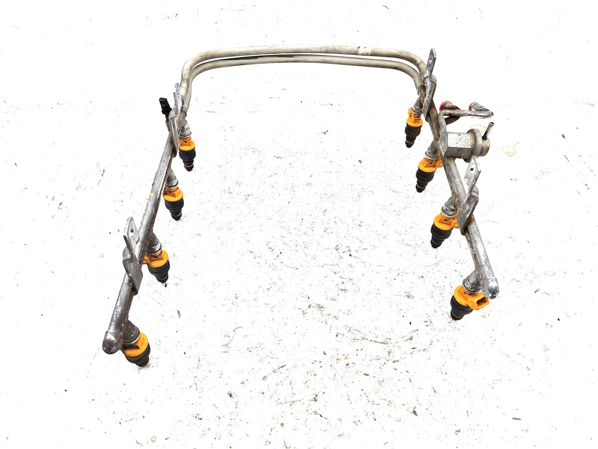 1985-2003 Ford F150 Complete Fuel Rail With Injectors Set Loaded Oem 4.6L