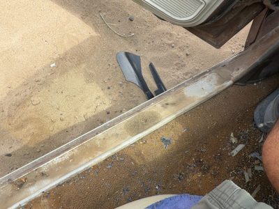 1974 Chevy Impala Driver Left Lower Sill Step Moulding Trim Panel Oem
