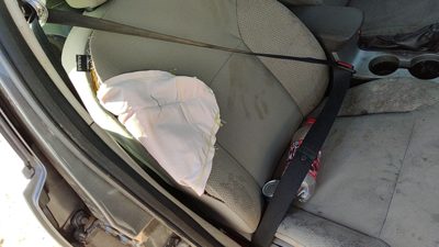 08-11 Ford Focus Passenger Right Front Seat Belt Retractor Oem Shoulder Gray Gs
