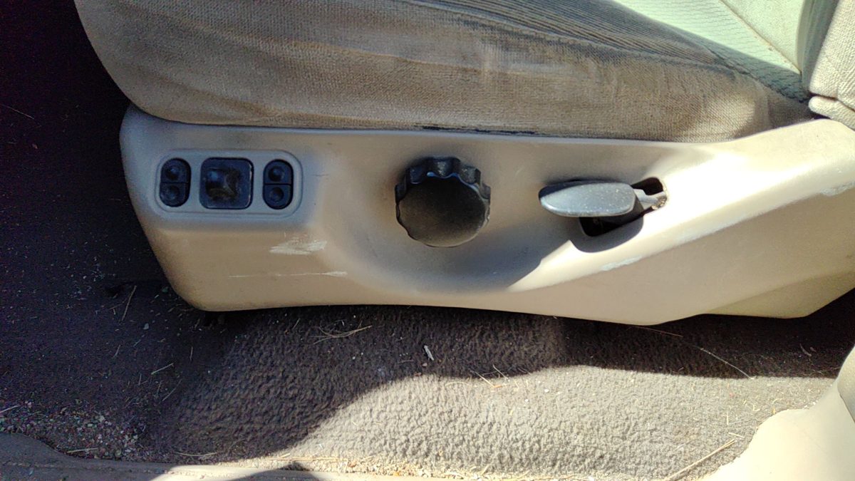 01 Ford Expedition Driver Left Side Power Seat Switch With Trim Panel Oem Tan Fh
