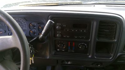 05-07 Silverado 1500 Trim Bezel Around Speedometer Dash Surround Panel Gray 69V