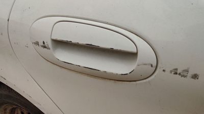 1999-05 Mercury Sable Passenger Right Rear Outside Door Handle Oem Back Wt White