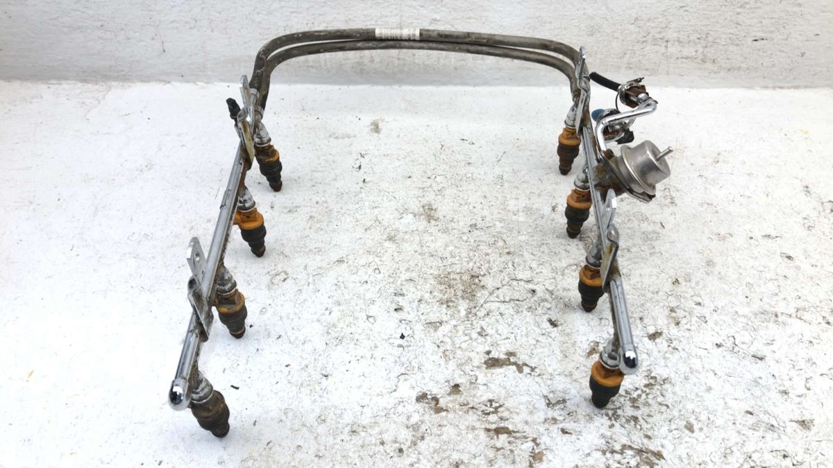 1985-2003 Ford F150 Complete Fuel Rail With Injectors Set Loaded Oem 4.6L