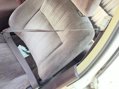 86-89 Accord Lx Driver Left Front Seat Belt Retractor Oem Shoulder Sedan Maroon