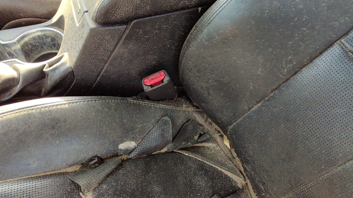 2007-2009 Lincoln Mkz Driver Left Front Seat Belt Buckle Receiver Oem Black Mw