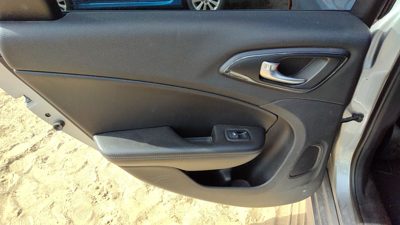 15-17 200 Driver Left Rear Inside Door Trim Panel With Switches Back Black X9