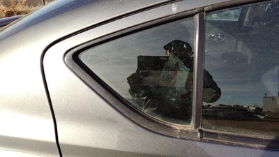 12-19 Nissan Versa Passenger Right Rear Vent Window Back Door Glass With Frame
