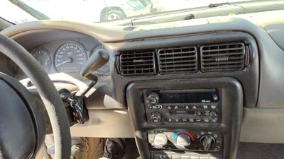 2000 Chevy Venture Trim Bezel Around Radio Surround Dash Panel Oem Gray 10408067