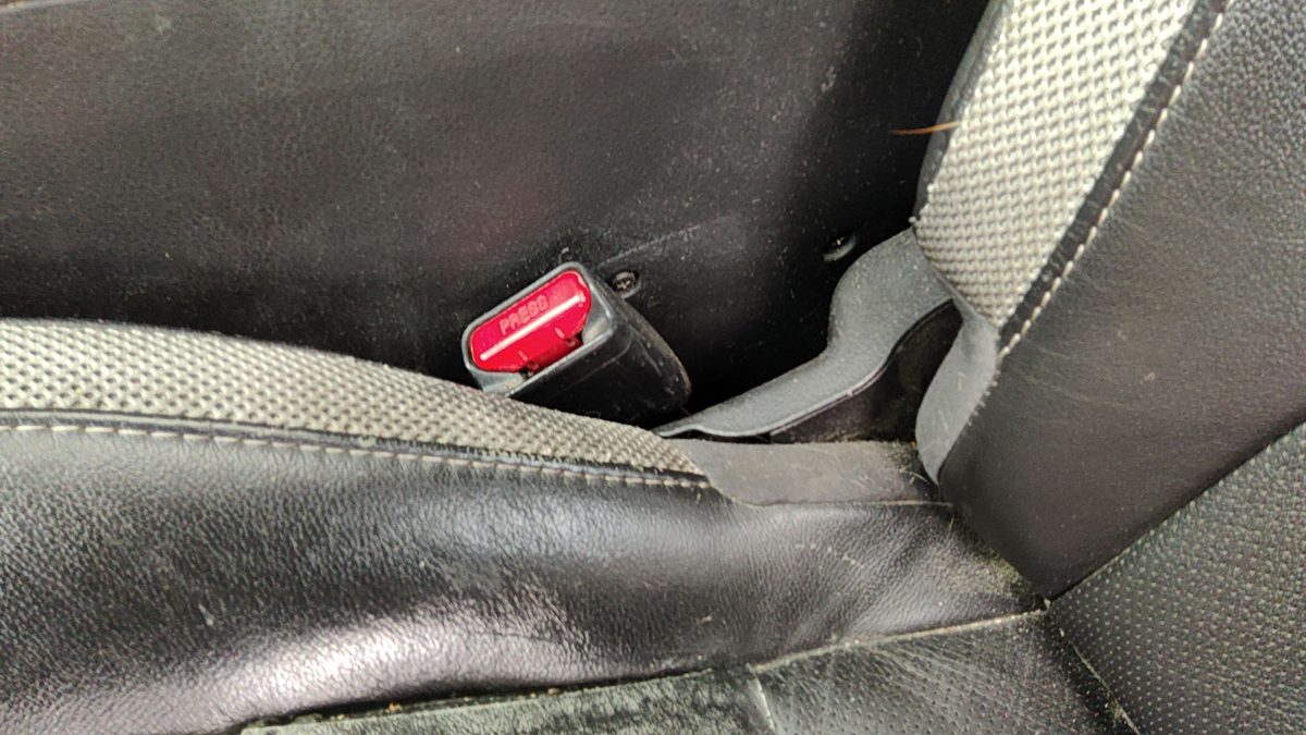 12-15 Kia Optima Sx Driver Left Front Seat Belt Buckle Receiver Oem Black Va