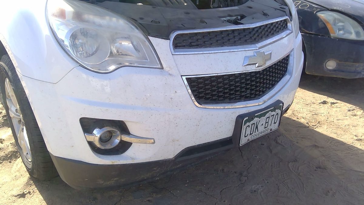 2010-2015 Chevy Equinox Front Bumper Cover Assembly With Reinforcement White Gaz