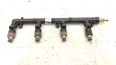 1996-2001 Saturn Sl1 Complete Fuel Rail With Injectors Set Loaded Oem