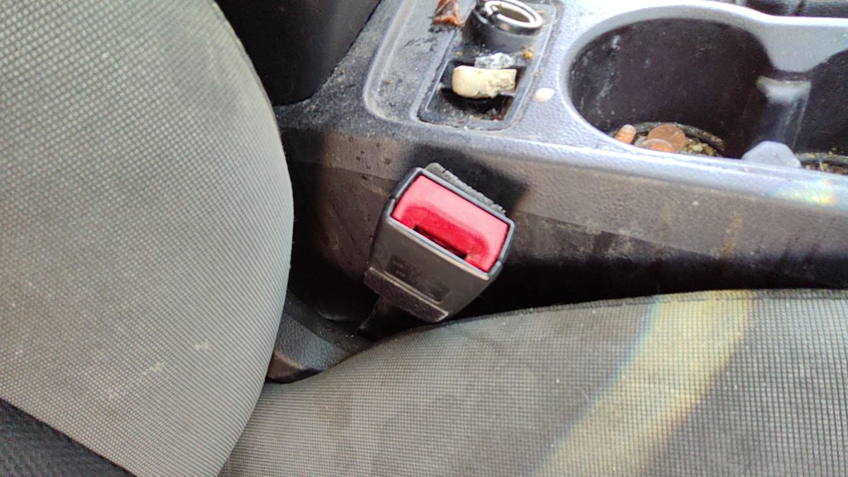 14 Focus Ford Focus Passenger Right Front Seat Belt Buckle Receiver Oem Black Ew