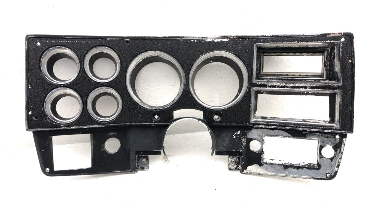 1984 Chevy K20 Trim Bezel Around Speedometer Oem Dash Surround Panel