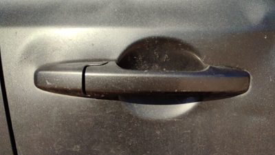06-11 Honda Civic Passenger Right Front Outside Door Handle Sedan Gy Galaxy Gray