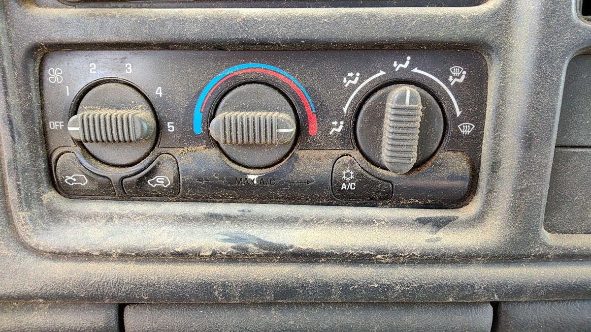 99-01 Gmc Sierra 2500 Temperature Control Module In Dash Heater Ac Head Unit Oem