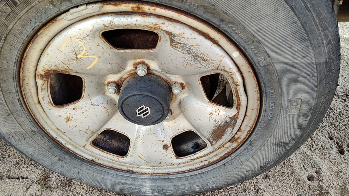 1996-98 Suzuki Sidekick 16' Steel Wheel Oem 5 Hole Factory Rim #3 4321077E0039m