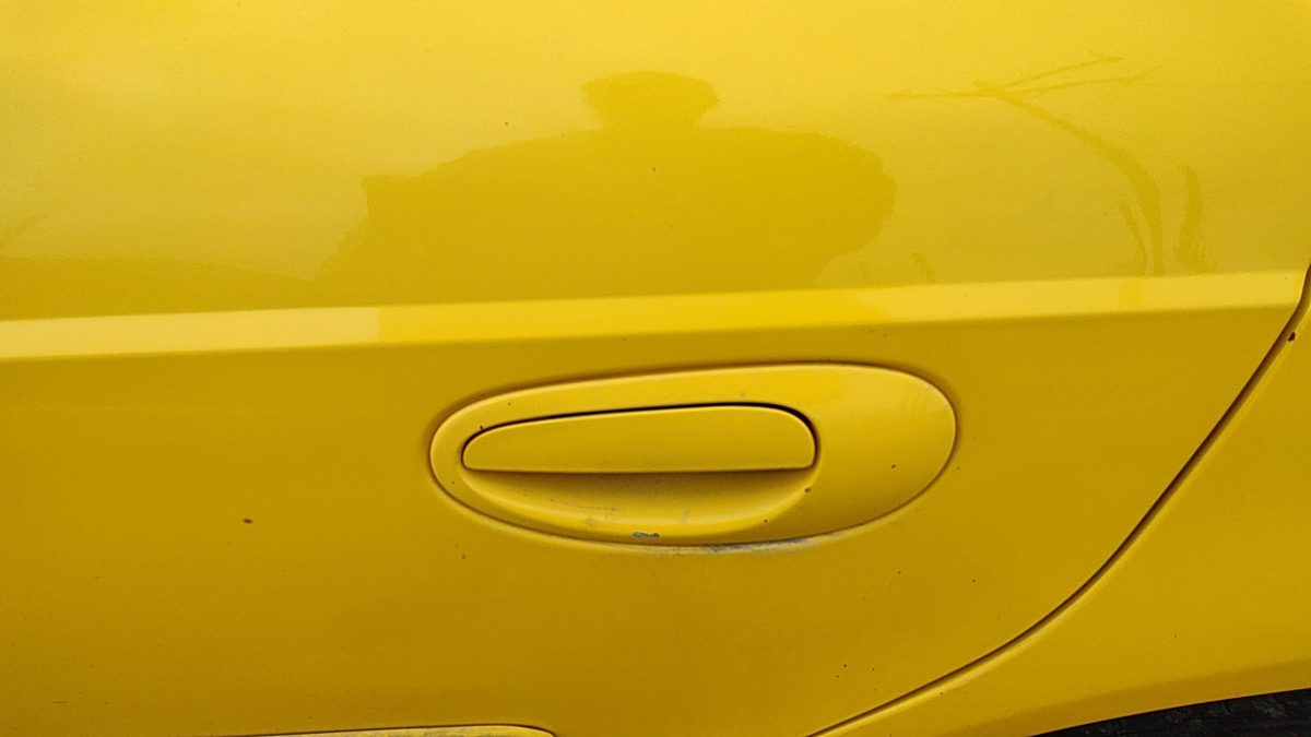 2000-2005 Dodge Neon Driver Left Rear Outside Door Handle Oem Back Yellow