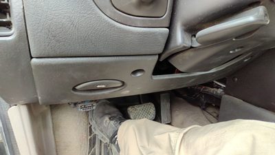 1995 Saturn Sl1 Lower Dash Under Column Knee Bolster Trim Panel Oem Gray