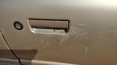 1993 Saturn Sc2 Coupe Passenger Right Front Outside Door Handle Oem Gold