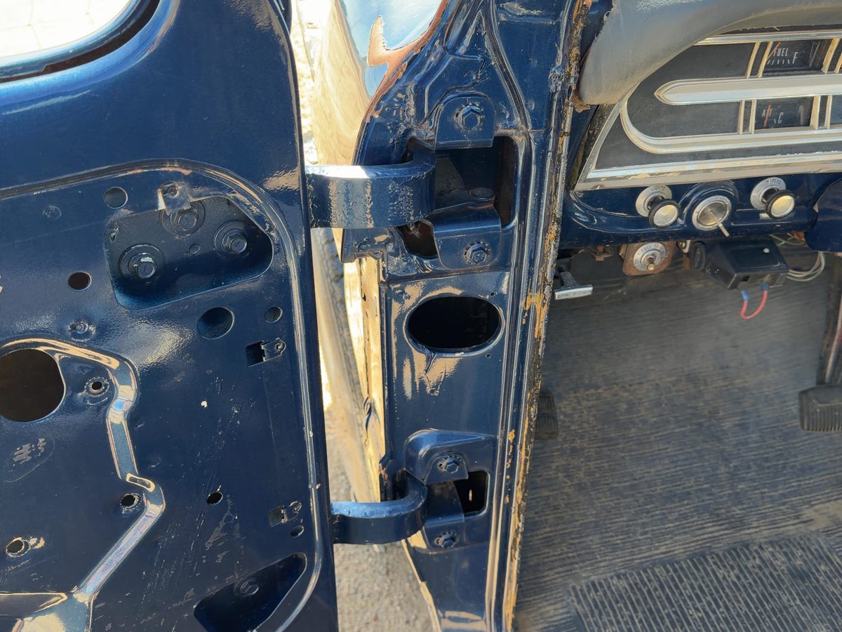 1967-1972 Ford F250 Driver Left Upper Lower Door Hinge Pair Set Oem C7Tz8122801B